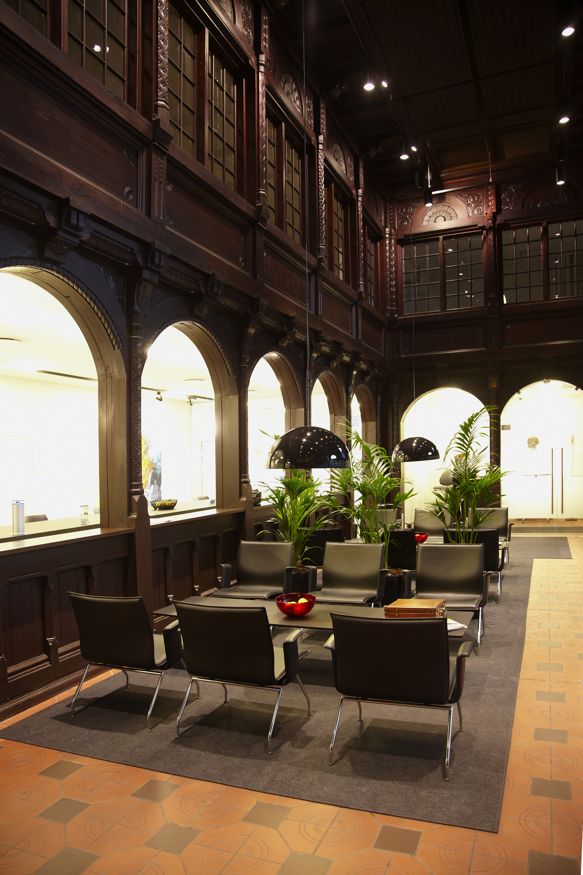 Filt afpasset tæppe i loungeområde